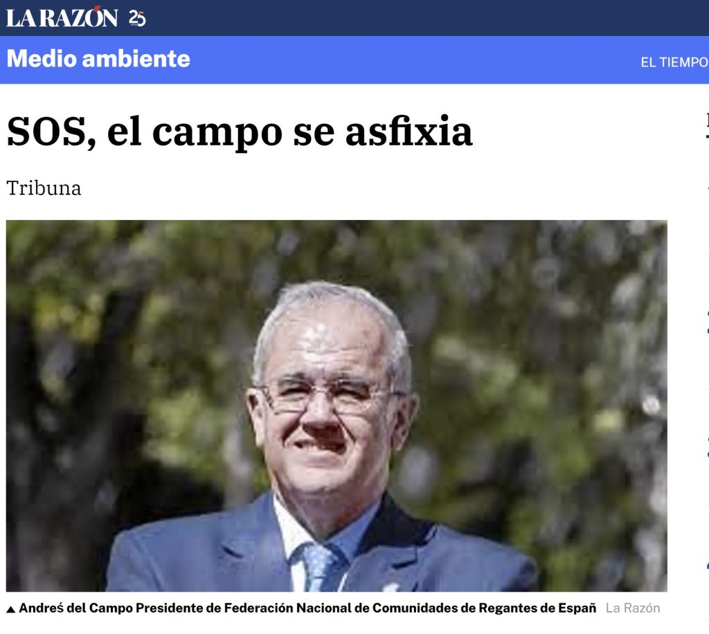 Andrés del Campo, Presidente de Fenacore, en La Razón