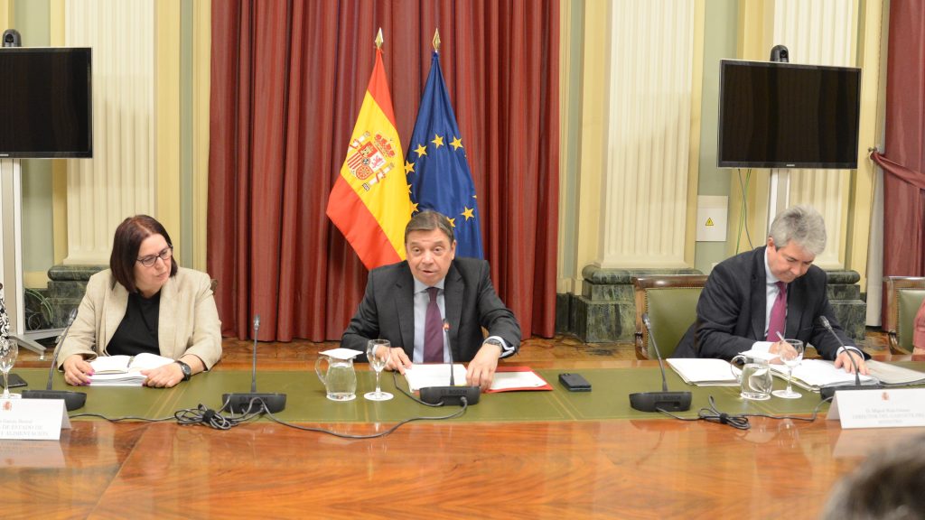 Fenacore se reúne con el ministro Luis Planas y con la nueva directora general del Agua, María Dolores Pascual
