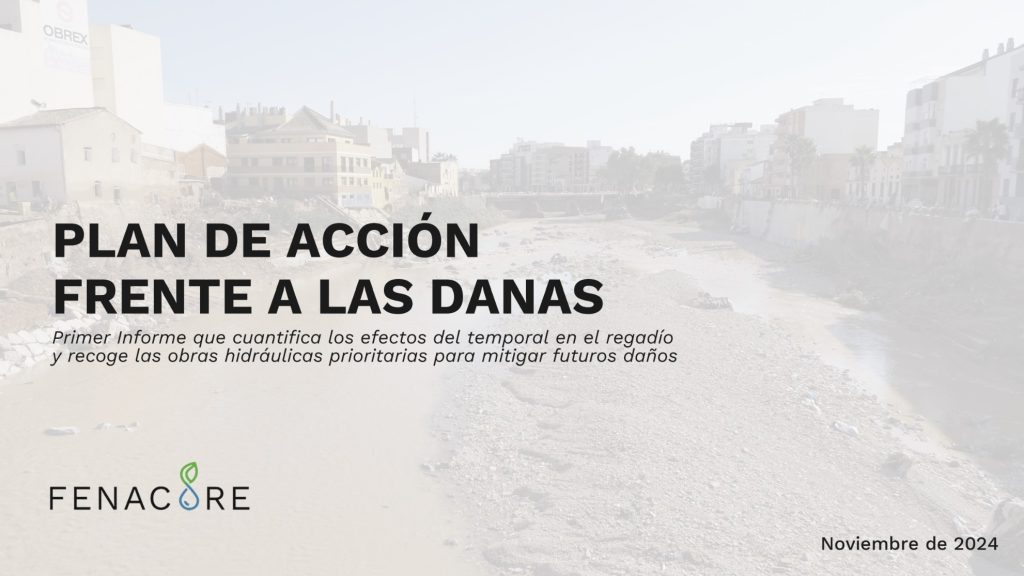 Informe Fenacore – plan de acción frente a las danas