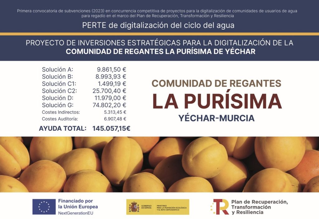 Proyecto de inversiones estratégicas para al digitalización de la CCRR La Purísima de Yechar