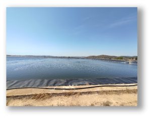 Figura 2. Balsa con sistema de aireación profunda