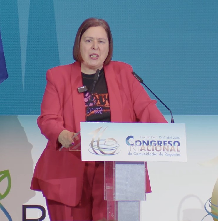 La secretaria de Estado, Begoña García Bernal, clausura el Congreso Nacional de Comunidades de Regantes