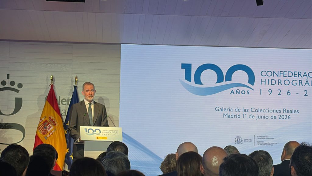 El Rey preside el centenario de las confederaciones hidrográficas, un modelo pionero de gestión del agua